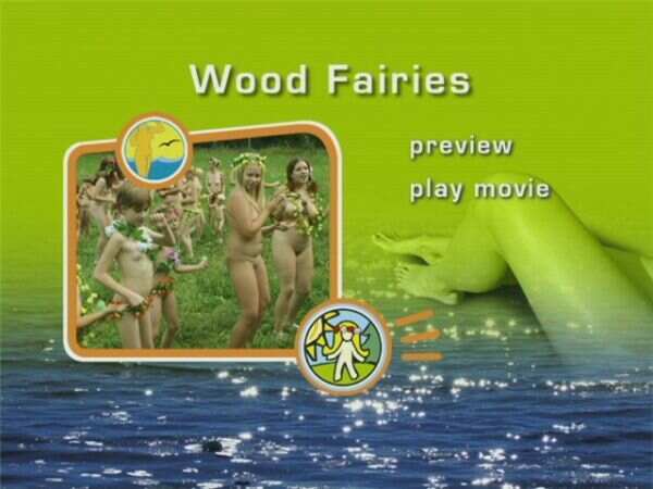 Wood Fairies - naturist of the girl outdoors