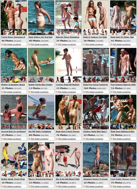 FKK water locations (set 3) - nudists on the Cote d'azur