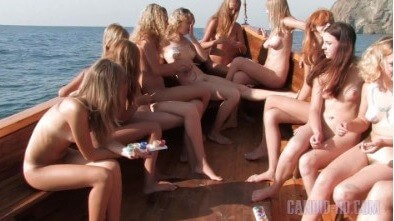 Candid HD: Nudist Boat Cruise Full HD video - Nudism supports freedom of self-expression and individuality