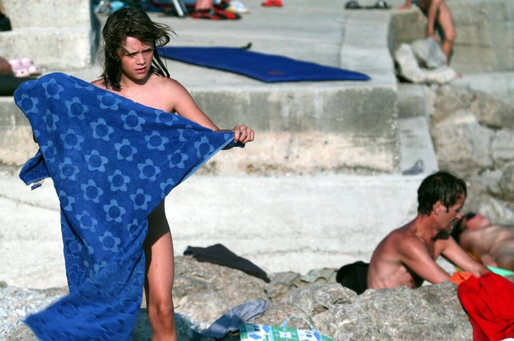 Nudist Rocky Family Angle - Mutual respect and trust are important components of the nudist and naturist community