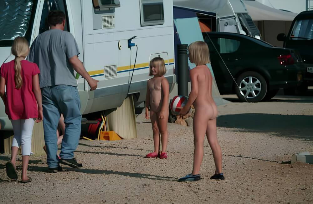 Cottage city pics - Values trust and friendliness among naked people