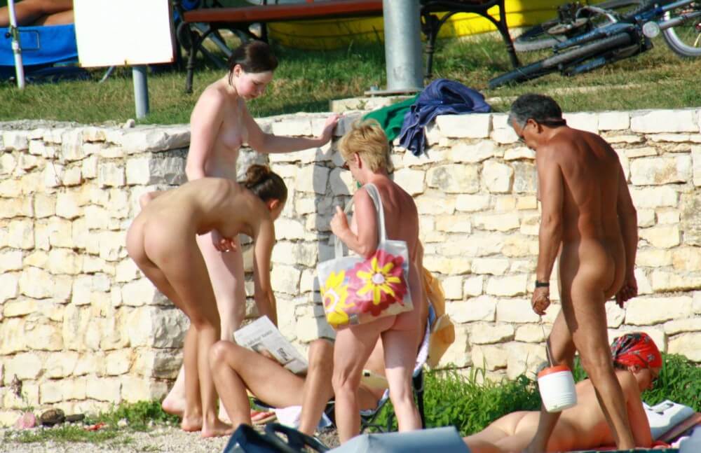 Nude Duet Girls Rail Climb Photo Set - Nudism supports freedom of self-expression and individuality