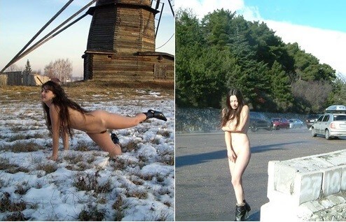 Beautiful Suntan Stretches-Winter Sport pics - The sacred nature of the nude human form among naturists