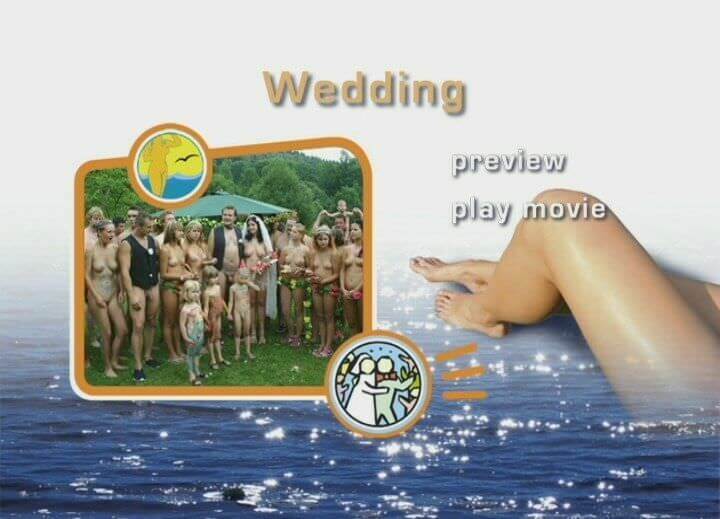 A wedding in a nudist collective - Only a nudist truly values the connection with nature and the human body