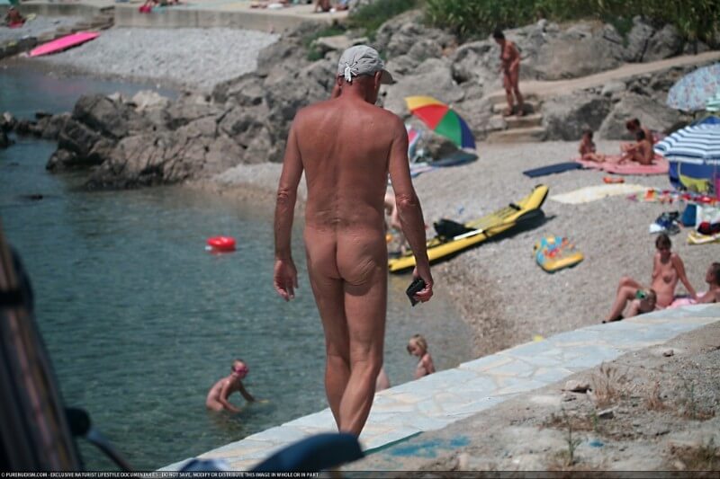 Nudist Shore Walking pics - Nudity as a natural aspect of human life