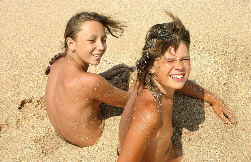 Ocean Beach Relaxing Photo Set - The Theory and Practice of Naturism