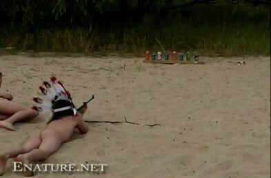Enature - naked shoot out - Peace and tranquility are important values for naturists