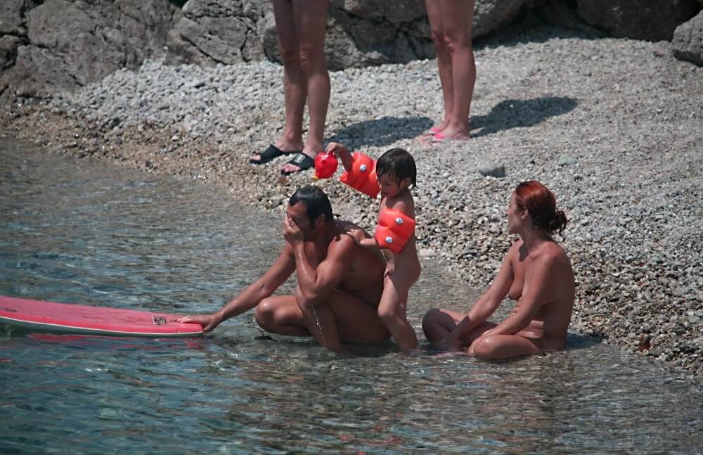 Beach Nudist Family Shore Camp pics - A nude person strives for inner harmony and peace of mind