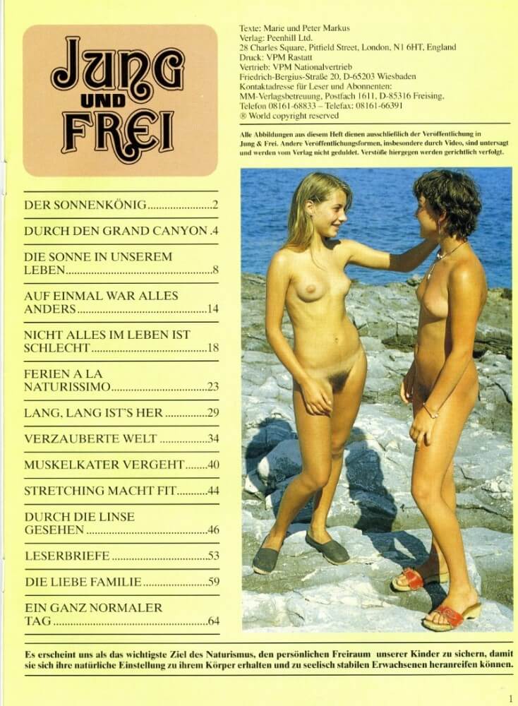Jung und Frei Nr 76 - Naturism promotes health of mind and body