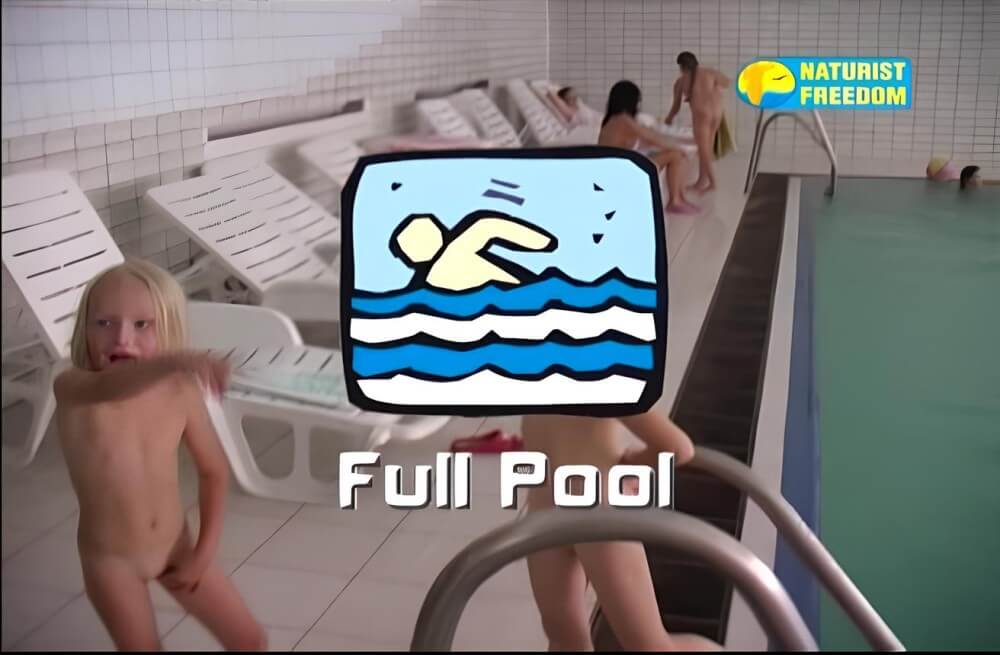 Naturist Freedom: Full Pool - Freedom is part of naturism