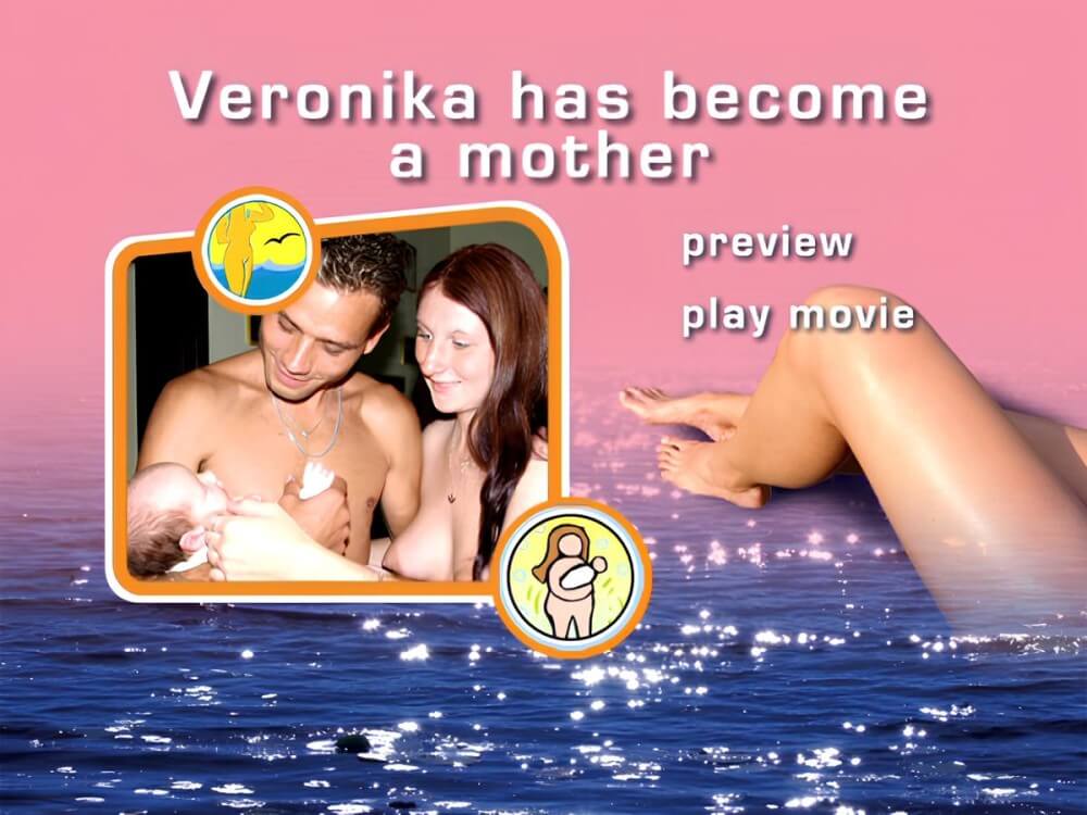 Naturist Freedom: Veronika Has Become a Mother - Supporters of naturism live in harmony with nature