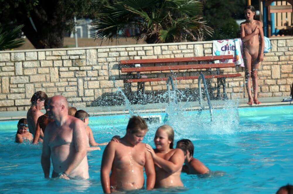 Naturist Pool Girls Profile pics - Nudity is considered a natural part of human life