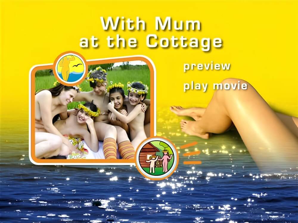 Naturist Freedom: With Mum at the Cottage DVD - In naturism, people are equal regardless of circumstances