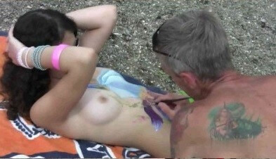 Body Art Nudist Beach 1 Full HD video - Sincerity is the foundation of the nudist lifestyle
