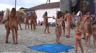 Cool Day At The Beach Full HD video - Nudism helps us accept ourselves and others