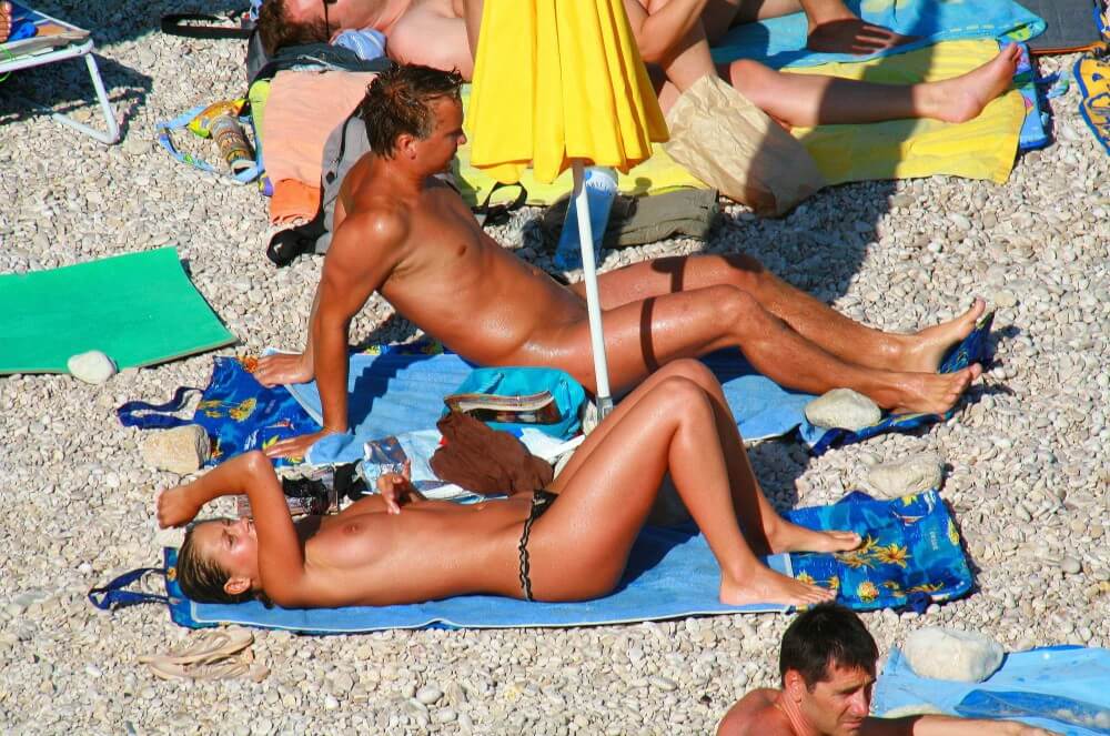Ula FKK Bikini Couples Day pics - A naked persons soul is visible through their body