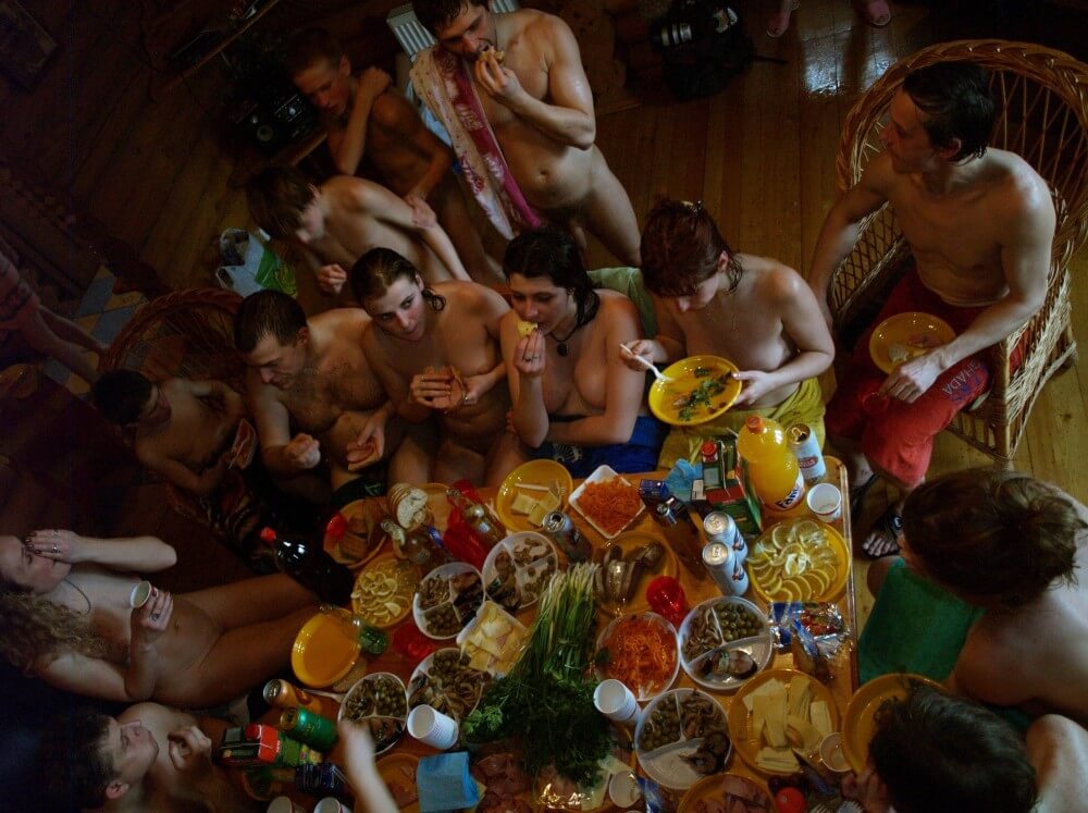 Family Valentines Dinning pics - Nudity is seen as a natural and beautiful aspect of life